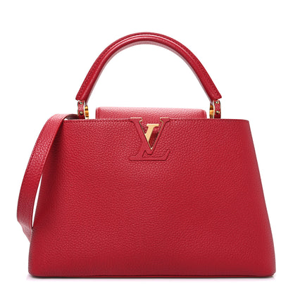 Louis Vuitton Taurillon Capucines PM Rubis 1 of 10