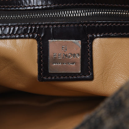 Fendi Wool Zucca Mama Baguette Tobacco 6 of 11