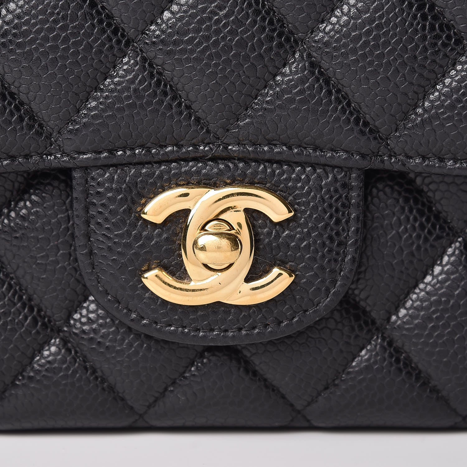 Chanel Caviar Quilted Medium Double Flap Black 8 of 13