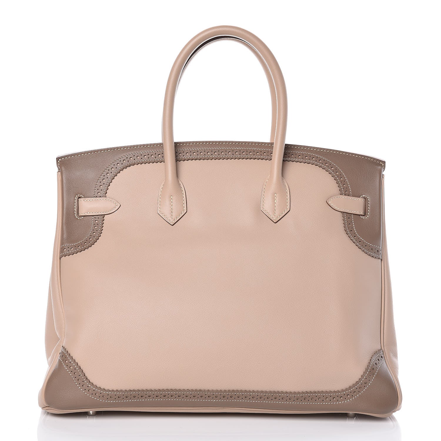 Hermes Swift Ghillies Birkin 35 Argile Etoupe 31 of 38