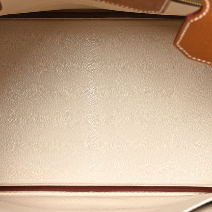 Hermes Epsom Horseshoe Birkin 30 Gold Craie 5 of 11
