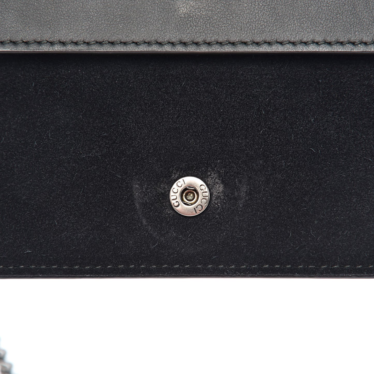 Suede Super Mini Dionysus Shoulder Bag Black