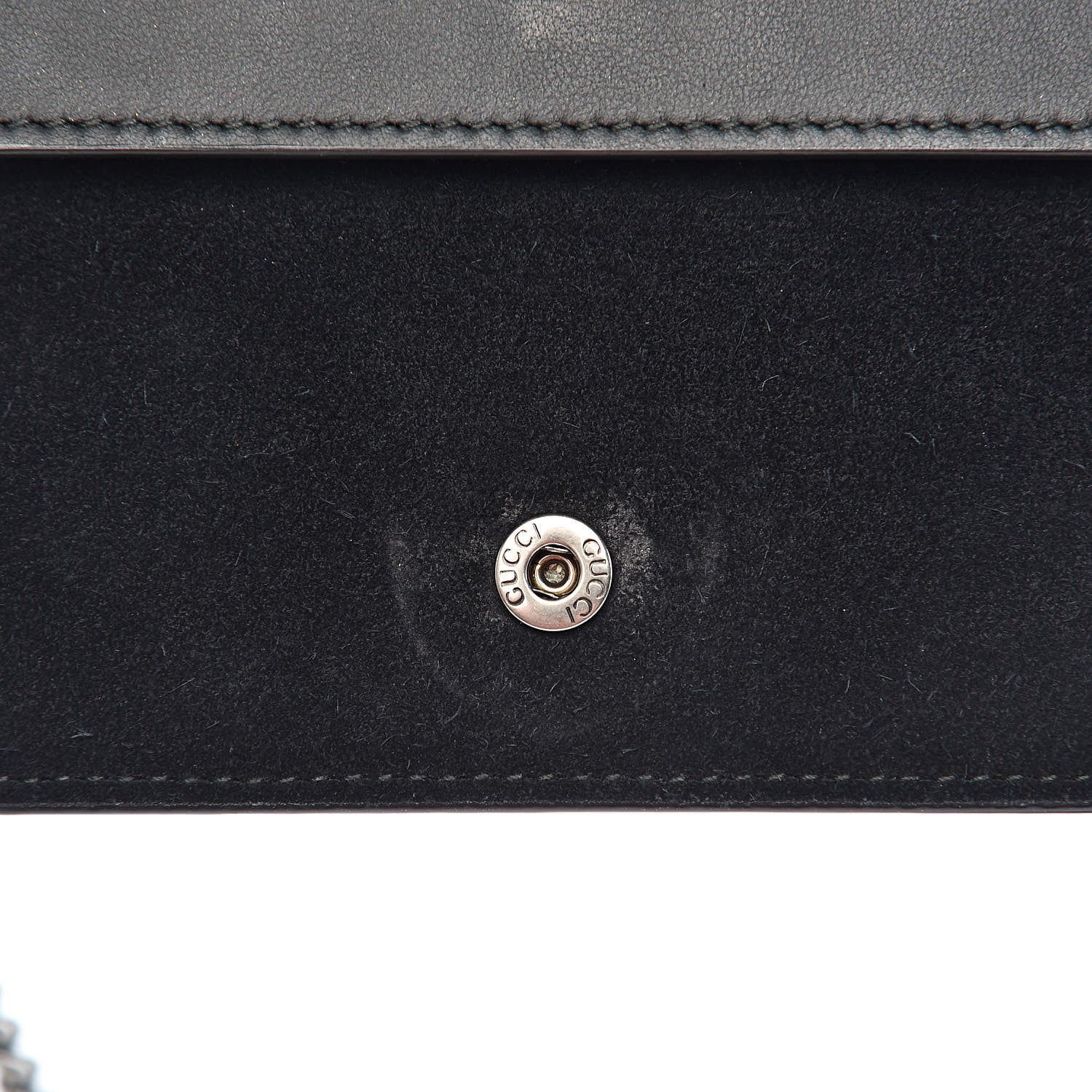 Gucci Suede Super Mini Dionysus Shoulder Bag Black 7 of 11