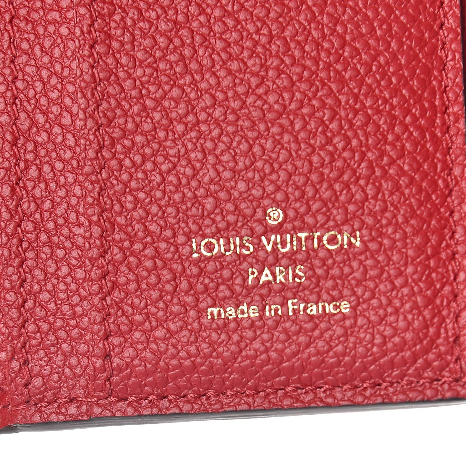 Louis Vuitton Empreinte Zoe Wallet Scarlet 6 of 7