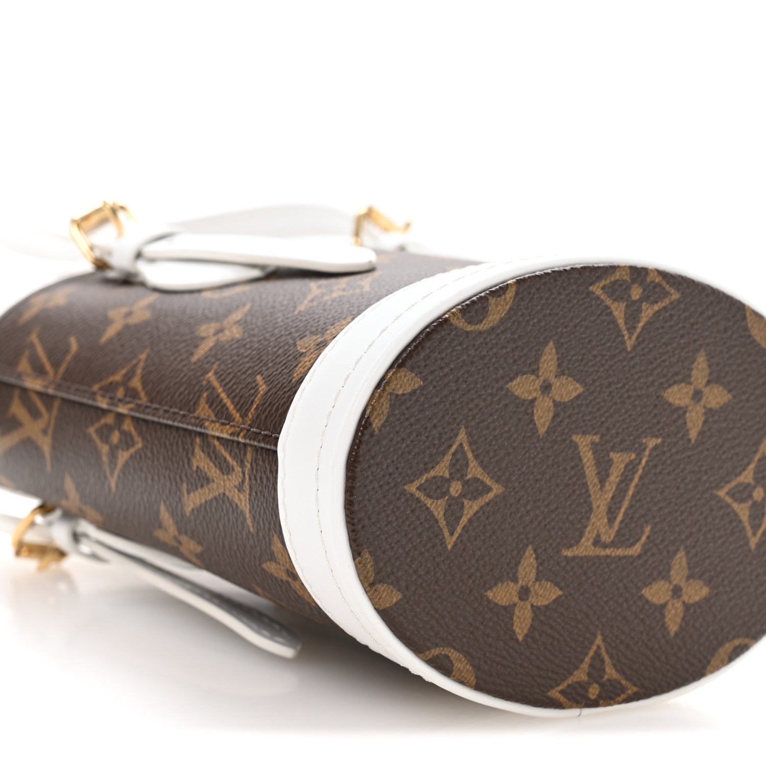 Louis Vuitton Monogram LV Match Nano Bucket Bag White 9 of 10