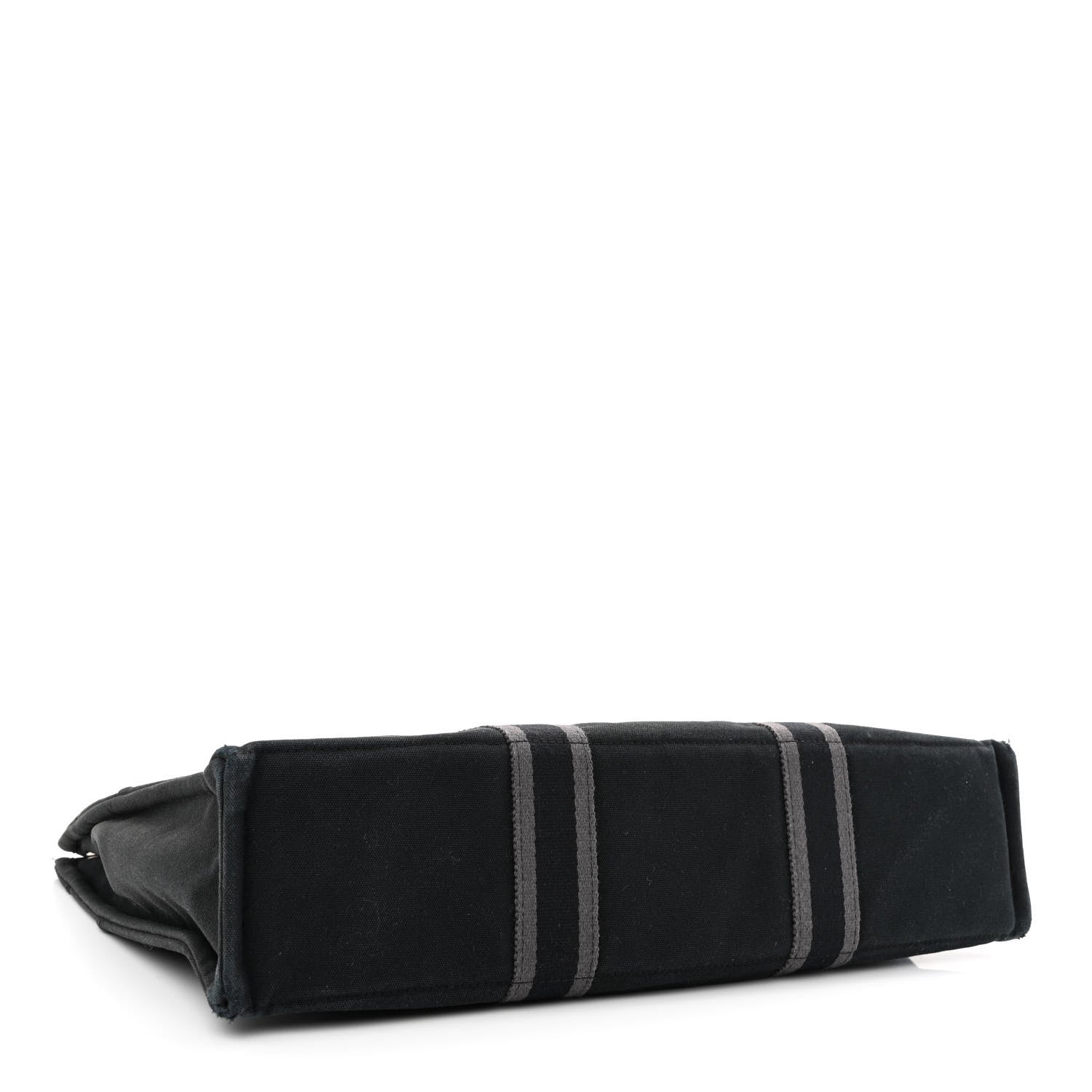 Hermes Canvas Herline MM Tote Black 4 of 15
