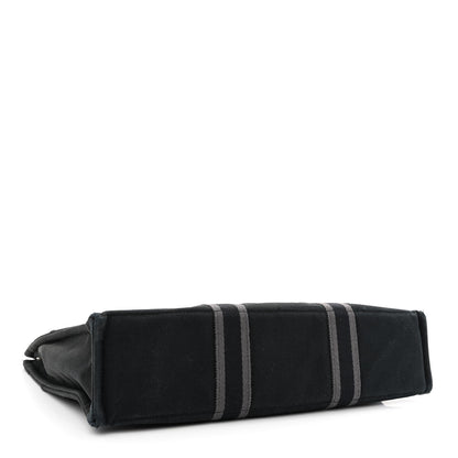 Hermes Canvas Herline MM Tote Black 4 of 15