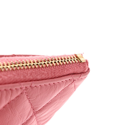 Chanel Aged Calfskin Quilted Small Reissue Cosmetic Case Pink 9 of 10