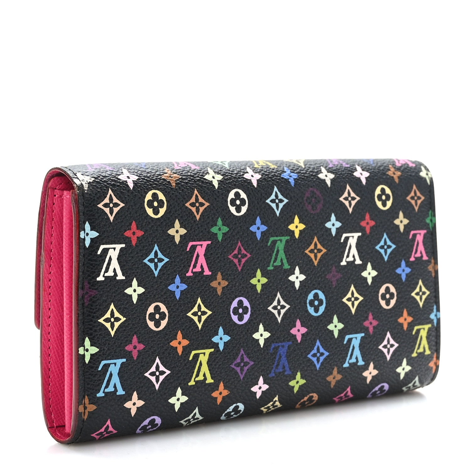 Louis Vuitton Monogram Multicolor Sarah Wallet Black Grenade 3 of 8