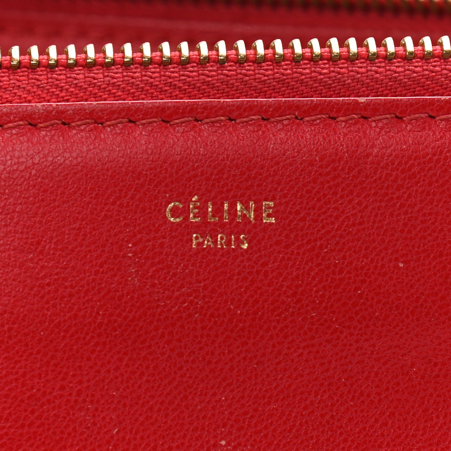 Lambskin Large Trio Crossbody Bag Red