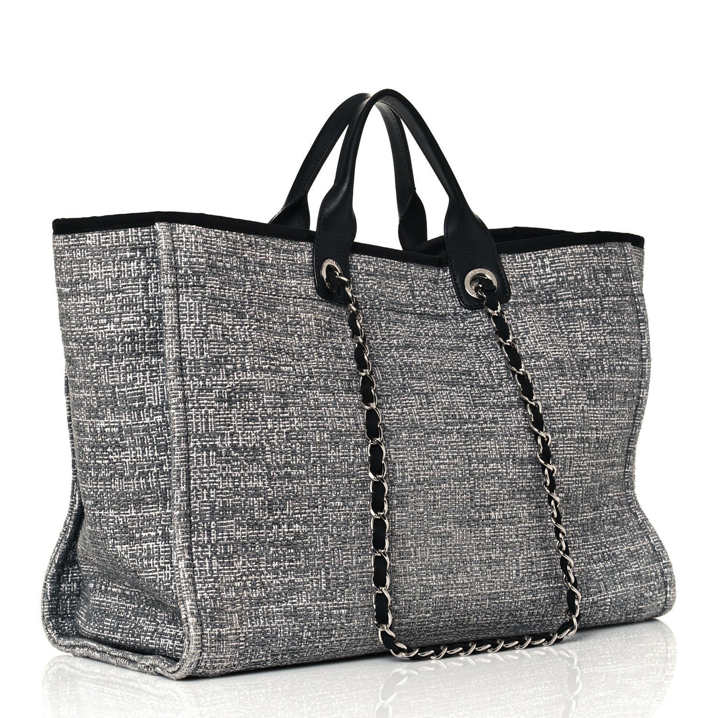 Canvas Large Deauville Tote Charcoal