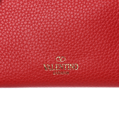 Valentino Garavani Pebbled Calfskin Mini Rockstud Crossbody Bag Rouge Pur 6 of 8