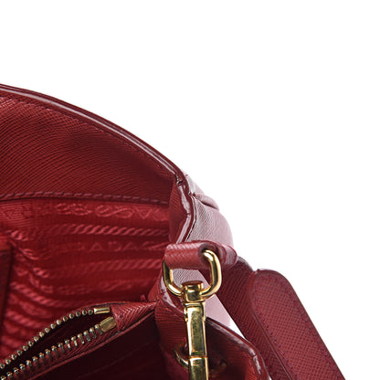 Prada Saffiano Lux Medium Tote Fuoco 14 of 19