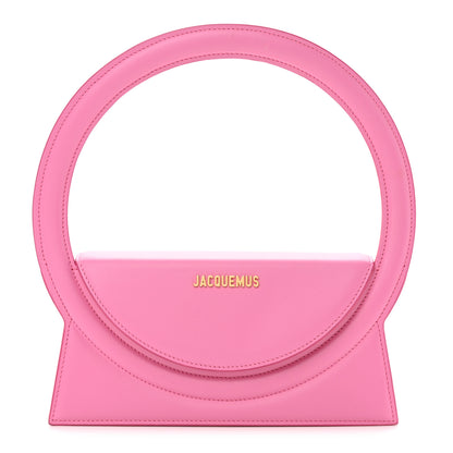 Jacquemus Smooth Calfskin Le Sac Rond Pink 1 of 9