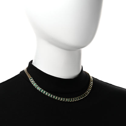 Anita Ko 18K Yellow Gold Emerald Large Emerald Cut Bezel Choker Necklace 2 of 5