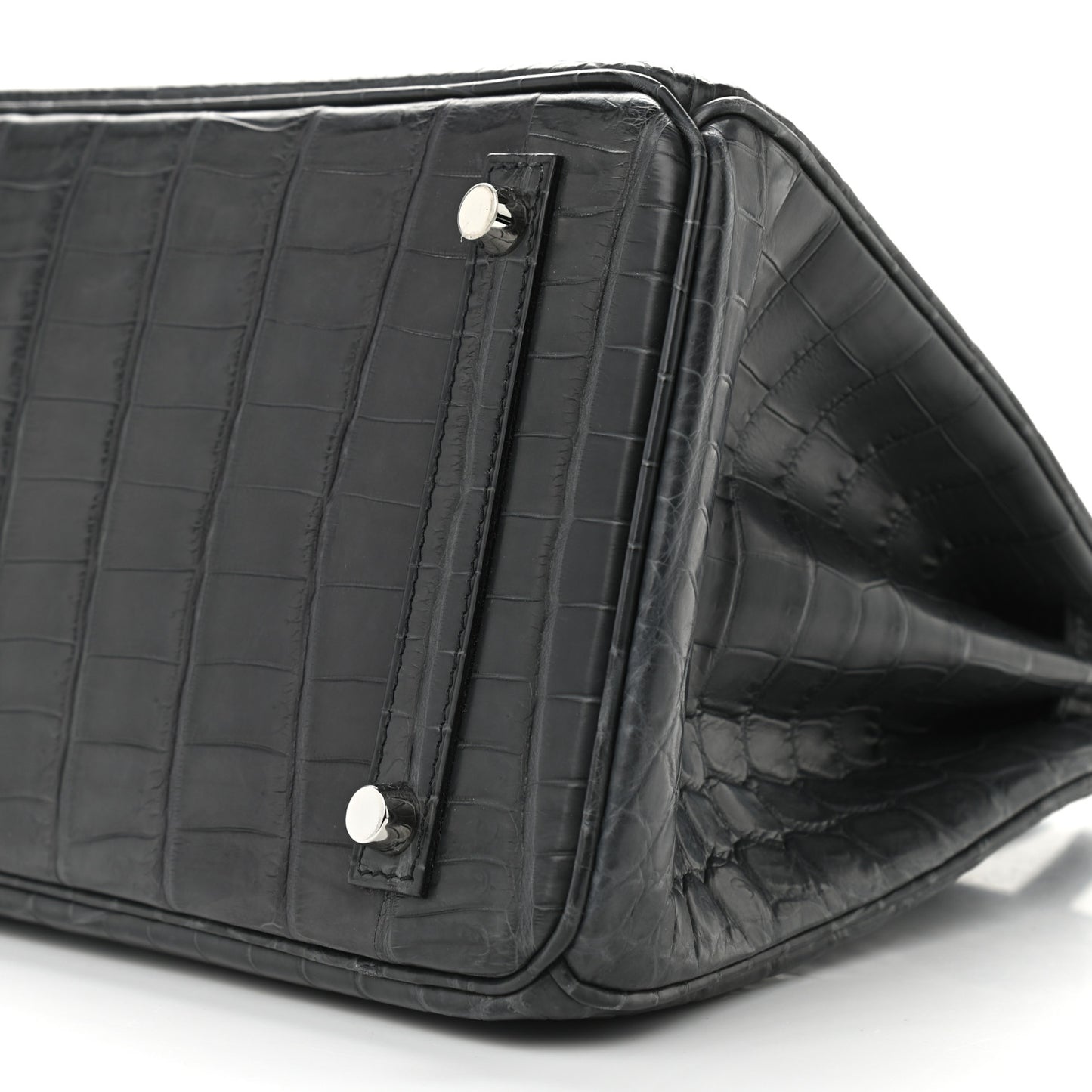Matte Niloticus Crocodile Birkin 30 Plomb