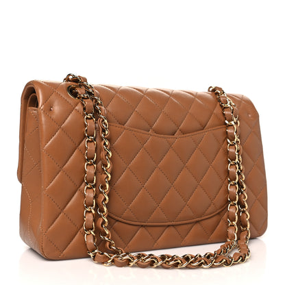 Chanel Lambskin Quilted Medium Double Flap Brown 3 of 11