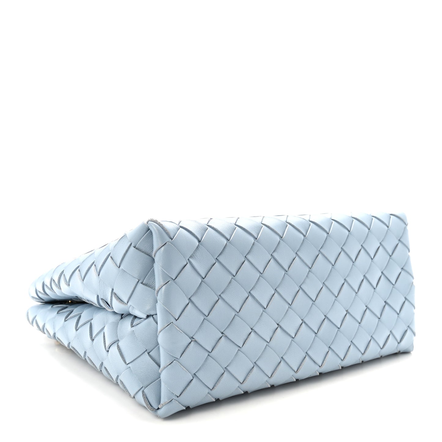 Nappa Intrecciato Small Andiamo With Chain Shoulder Bag Ice
