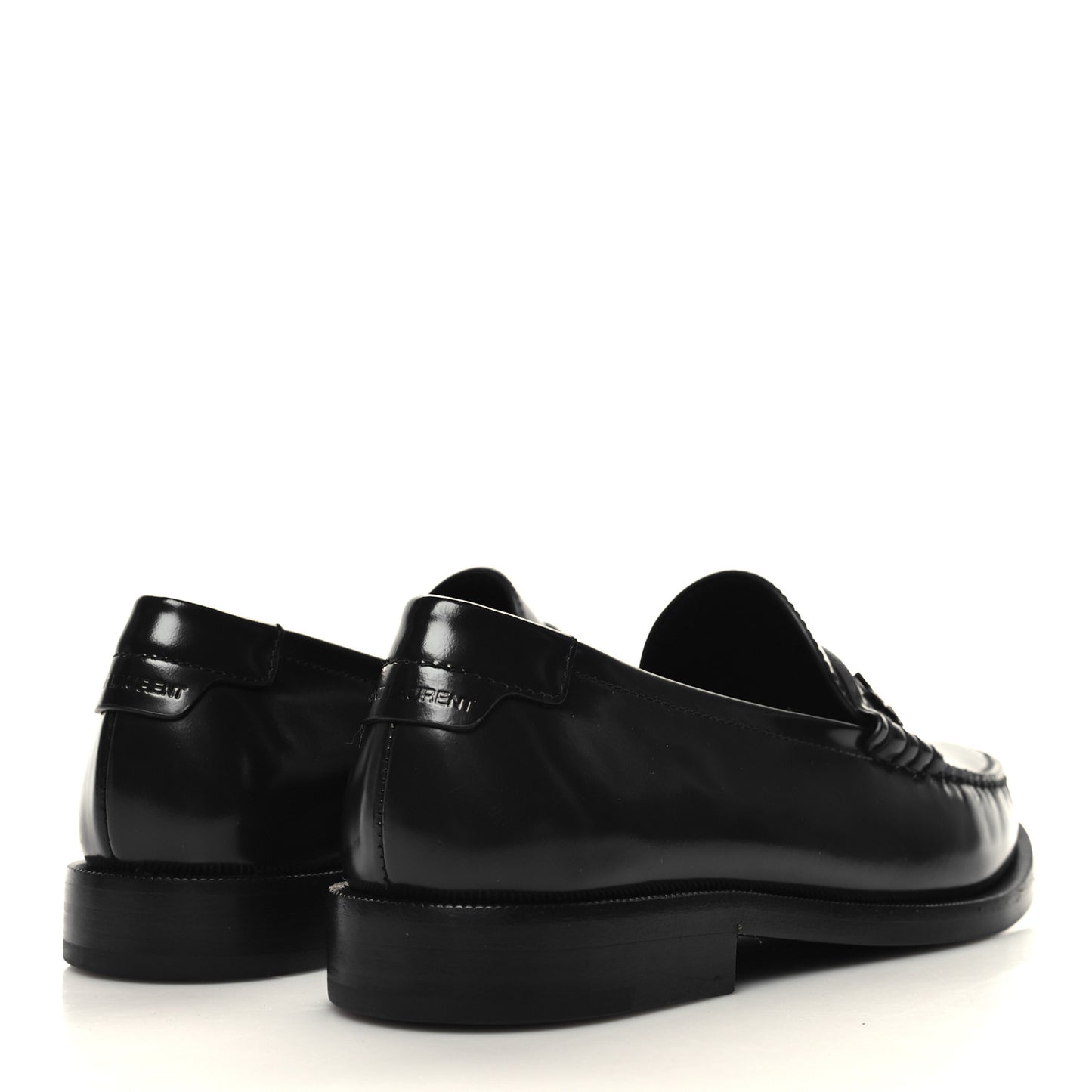 Calfskin Penny Loafers 37 Black