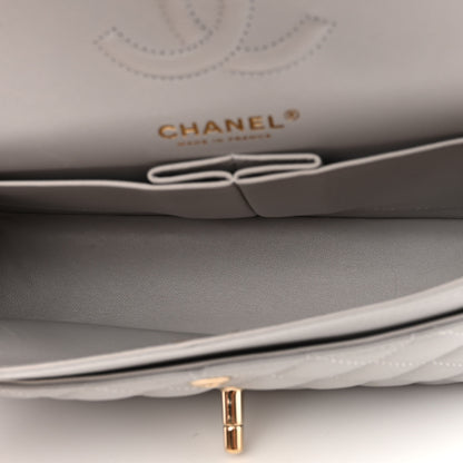 Chanel Caviar Quilted Small Double Flap Grey 5 of 10