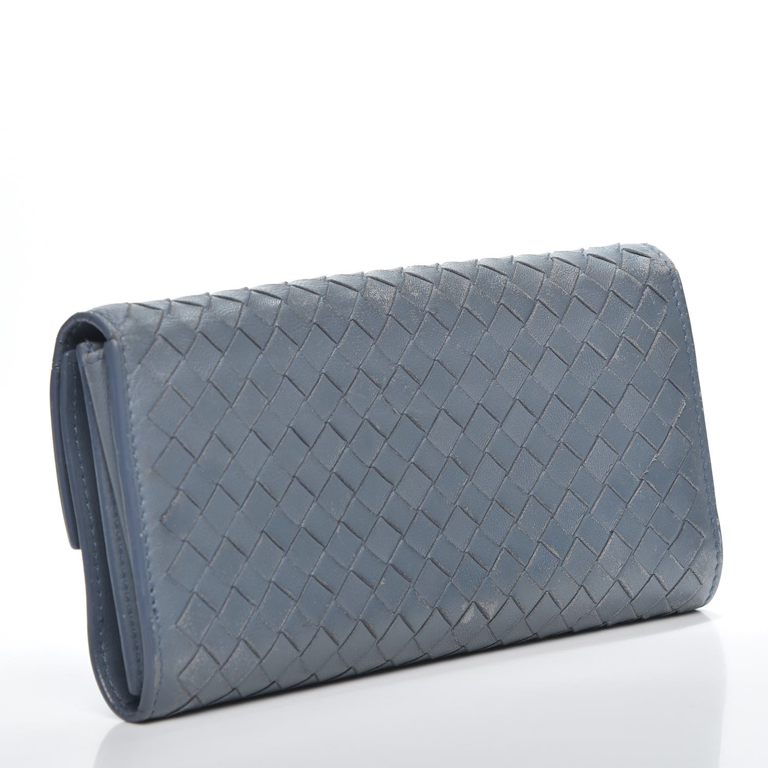 Bottega Veneta Nappa Intrecciato Continental Flap Wallet Krim 2 of 9