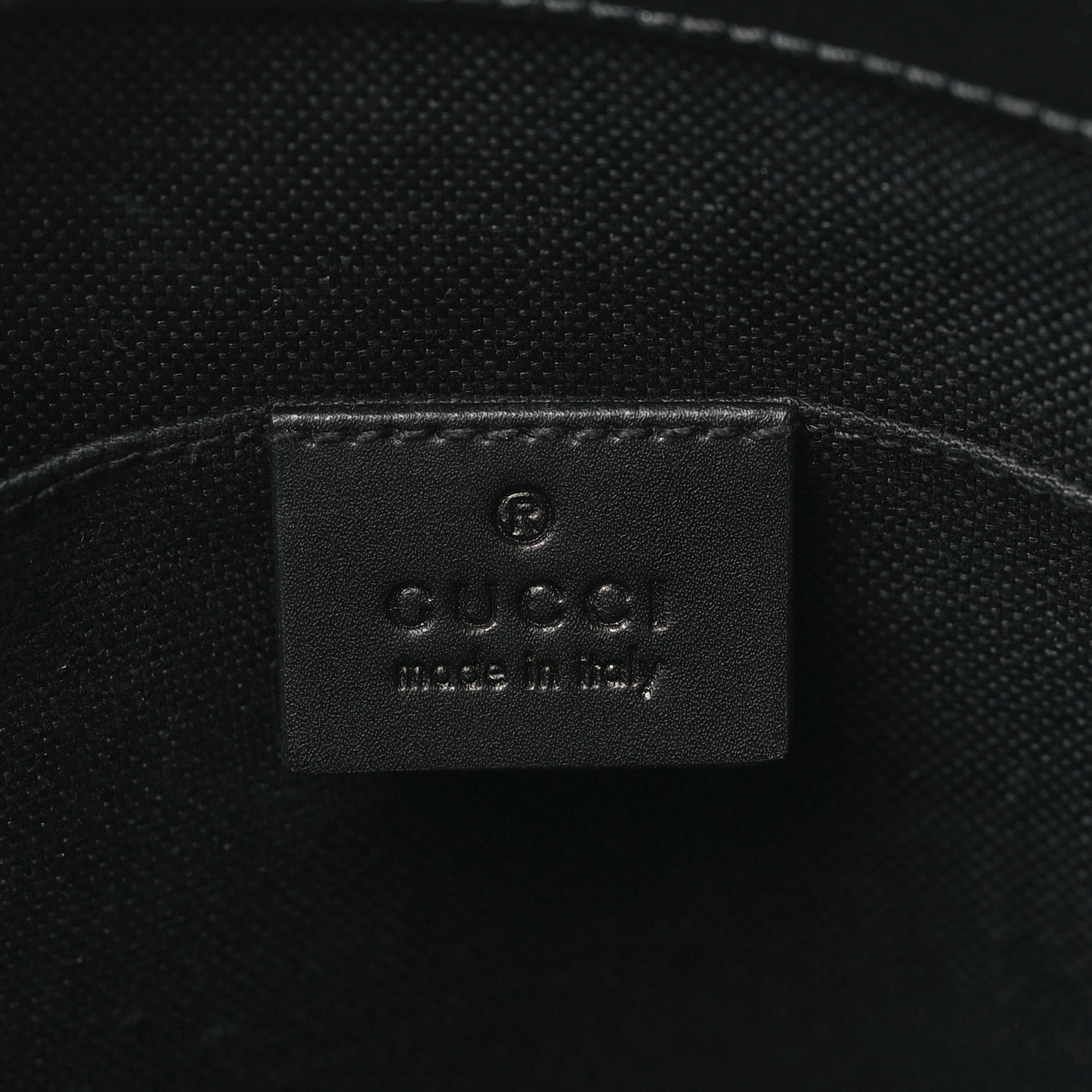 GG Supreme Monogram Web Small Flat Messenger Bag Black Grey