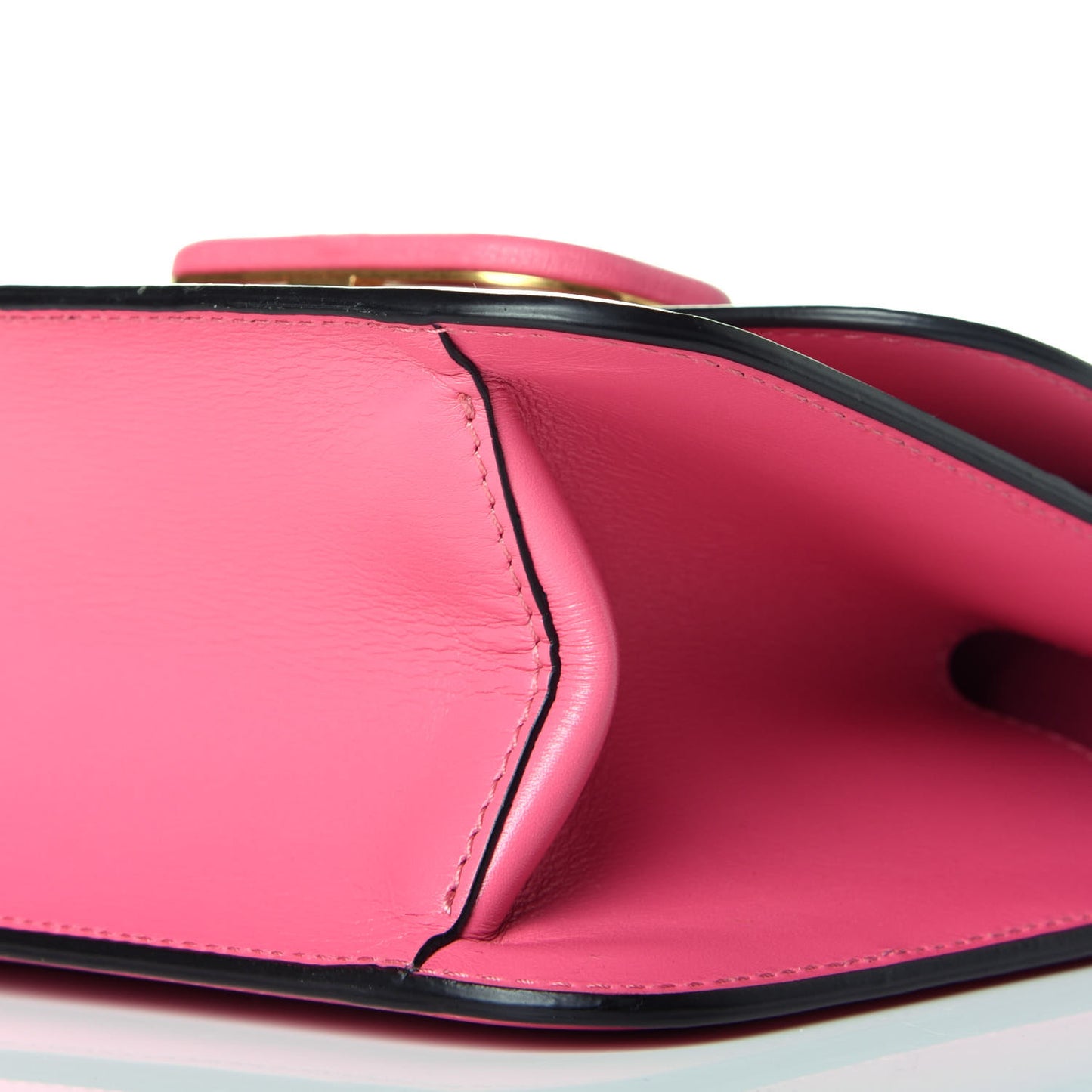 Smooth Calfskin Small VSling Shoulder Bag Pink