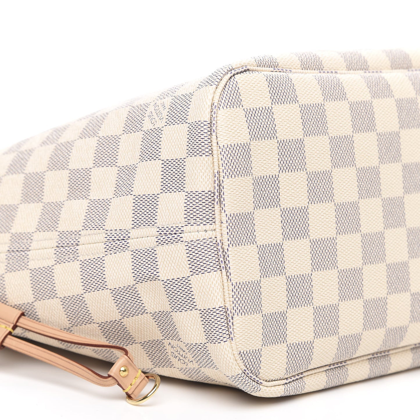 Damier Azur Neo Neverfull MM Rose Ballerine