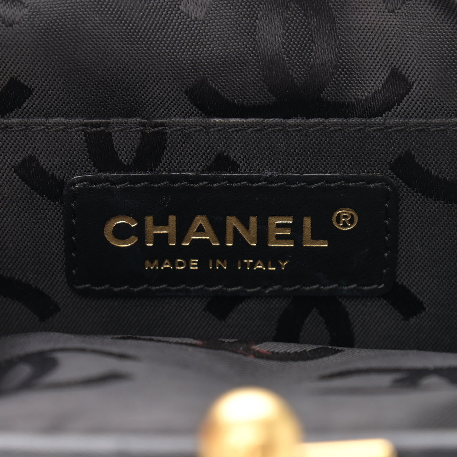 Chanel Satin Kisslock Evening Bag Black 6 of 10