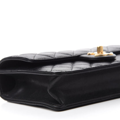 Chanel Lambskin Quilted Small Chic Pearls Flap Black 6 of 11