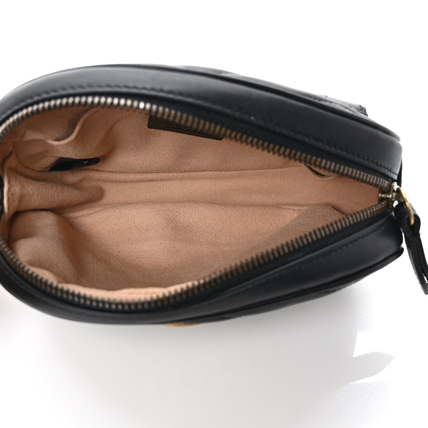 Calfskin Matelasse GG Marmont Belt Bag 85/34 Black