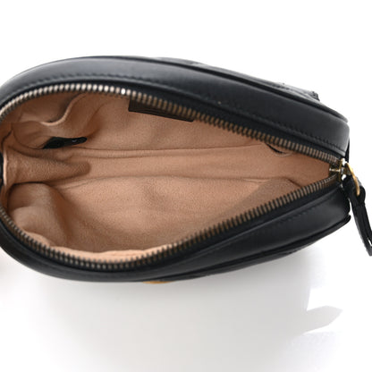 Gucci Calfskin Matelasse GG Marmont Belt Bag 85/34 Black 5 of 10
