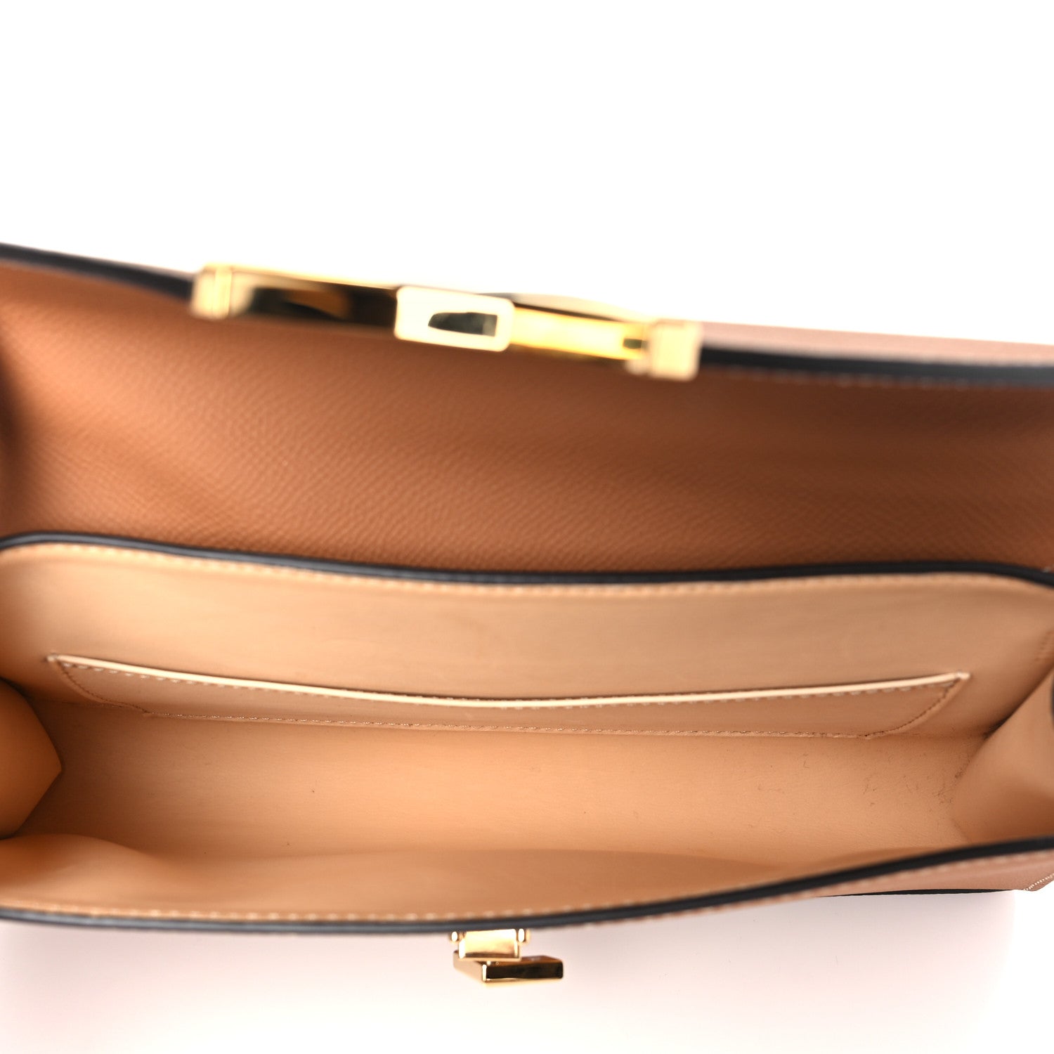Moynat Carat Calfskin Gabrielle Clutch Cannelle 5 of 9