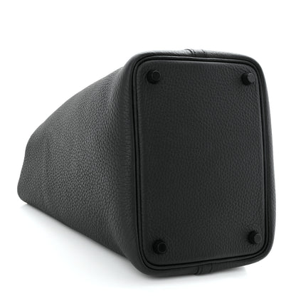 Hermes Taurillon Clemence Monochrome Picotin Lock 18 PM Black 4 of 11