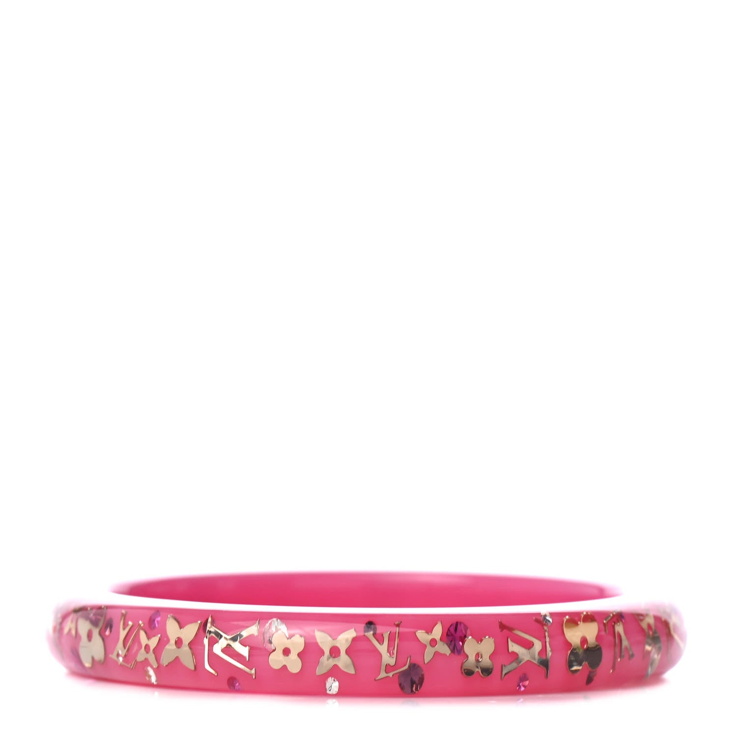Louis Vuitton Resin Swarovski TPM Inclusion Bracelet Medium Pomme D'Amour 1 of 3