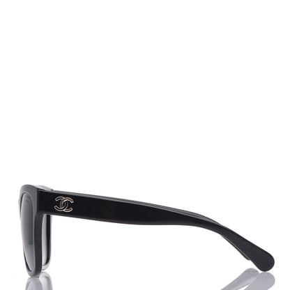 Chanel Polarized Square CC Sunglasses 5380 Black 2 of 7