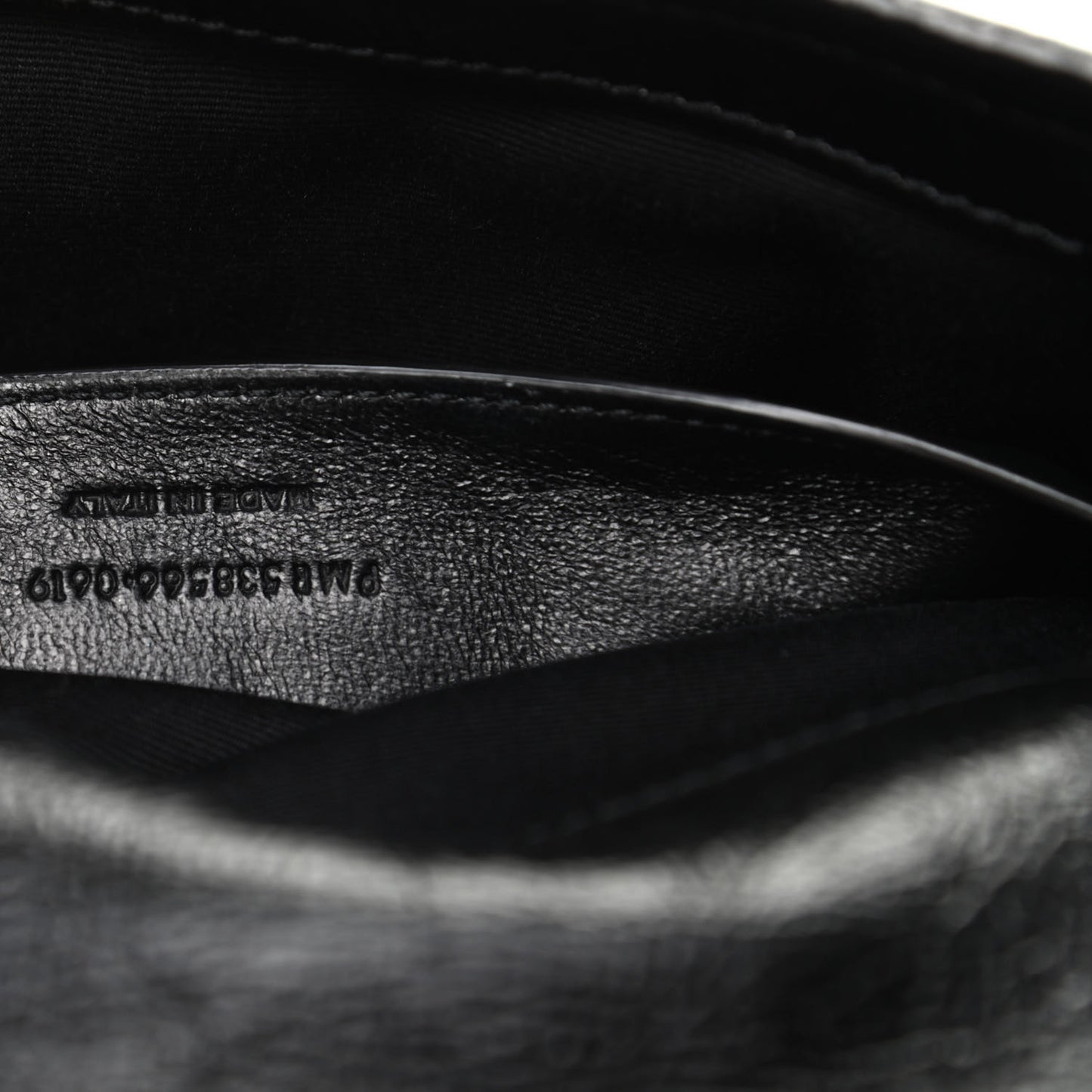 Crinkled Calfskin Matelasse Monogram Baby Niki Chain Satchel Black