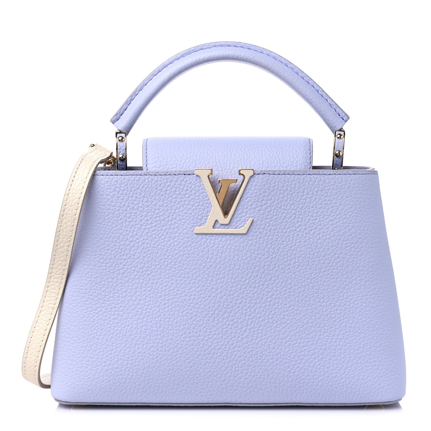 Louis Vuitton Taurillon Braided Chain Capucines BB Iris Creme 1 of 11