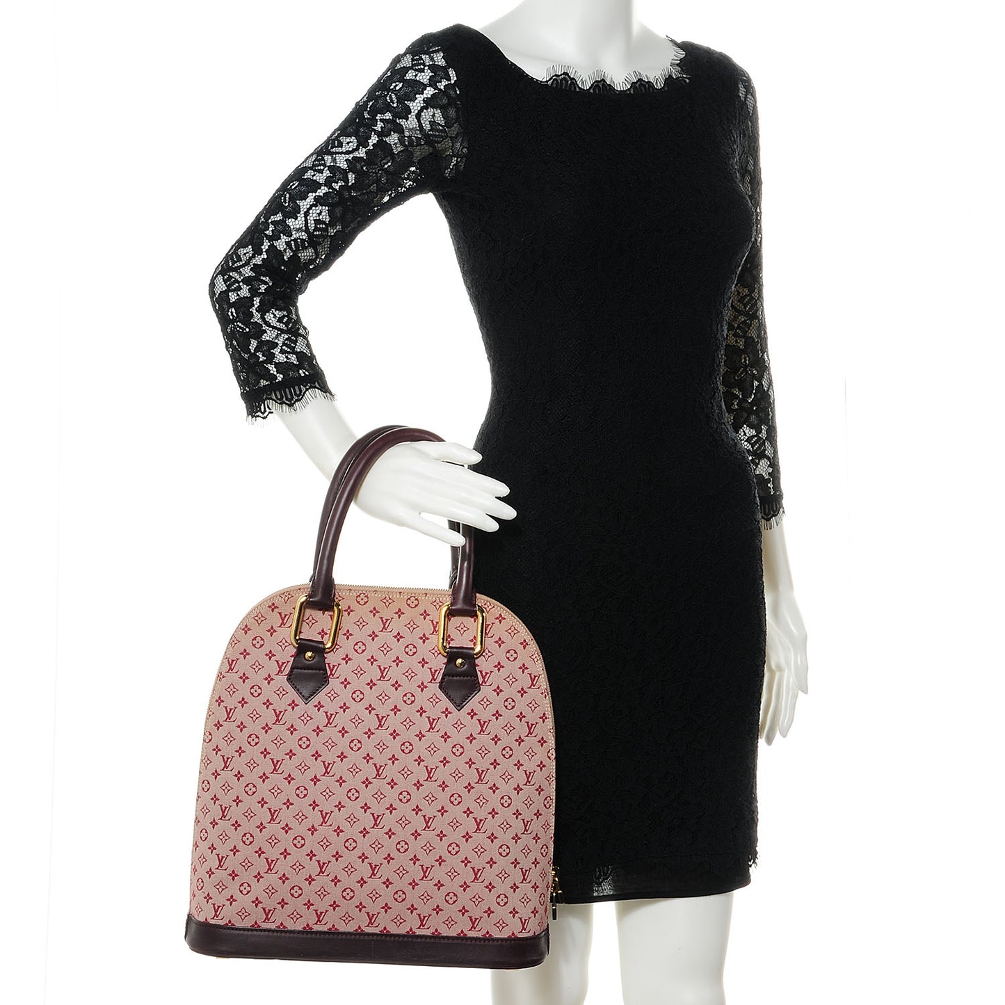 Mini Monogram Alma Haut Cherry