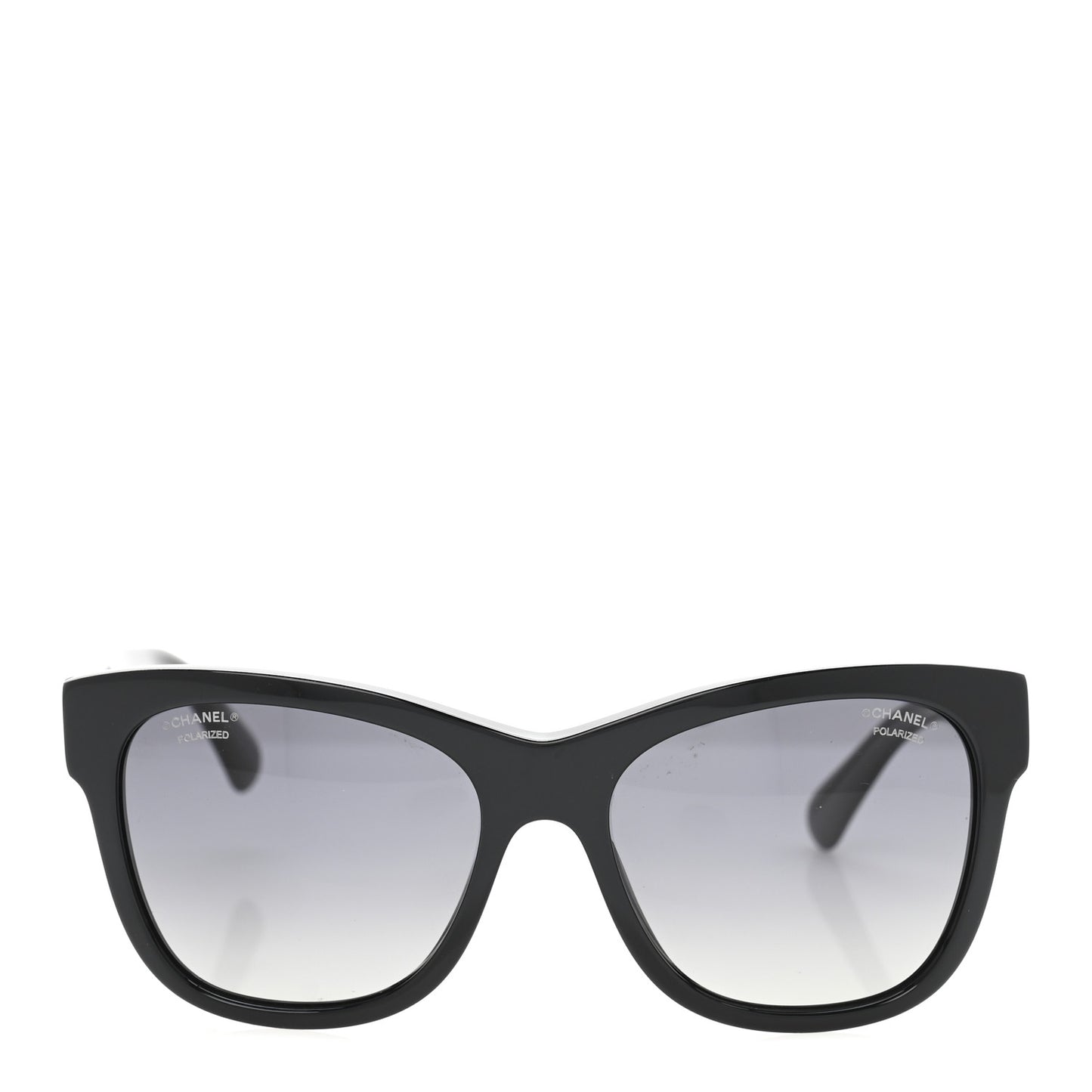 Acetate Polarized Square CC Sunglasses 5380 Black