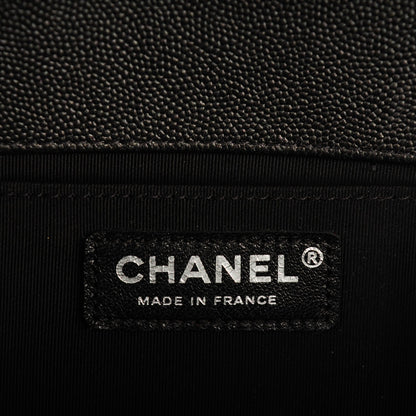 Chanel Caviar Quilted Medium Boy Flap So Black 6 of 7