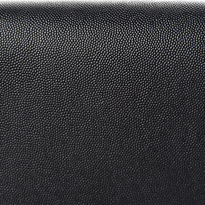 Saint Laurent Grain De Poudre Medium Classic Monogram Kate Satchel Black 8 of 11