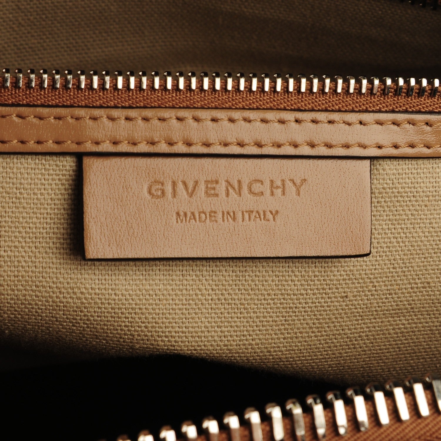 Givenchy Shiny Lord Calfskin Medium Antigona Dark Beige 7 of 9