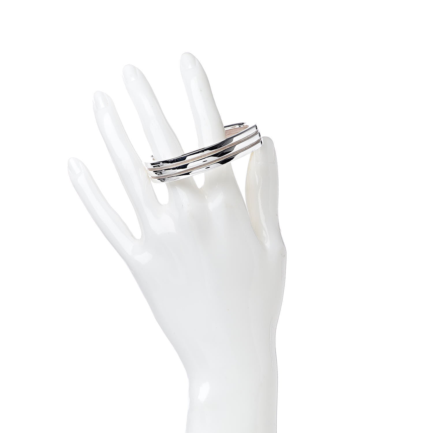 Tiffany Sterling Silver Atlas Ribbed Cuff Bracelet 2 of 7