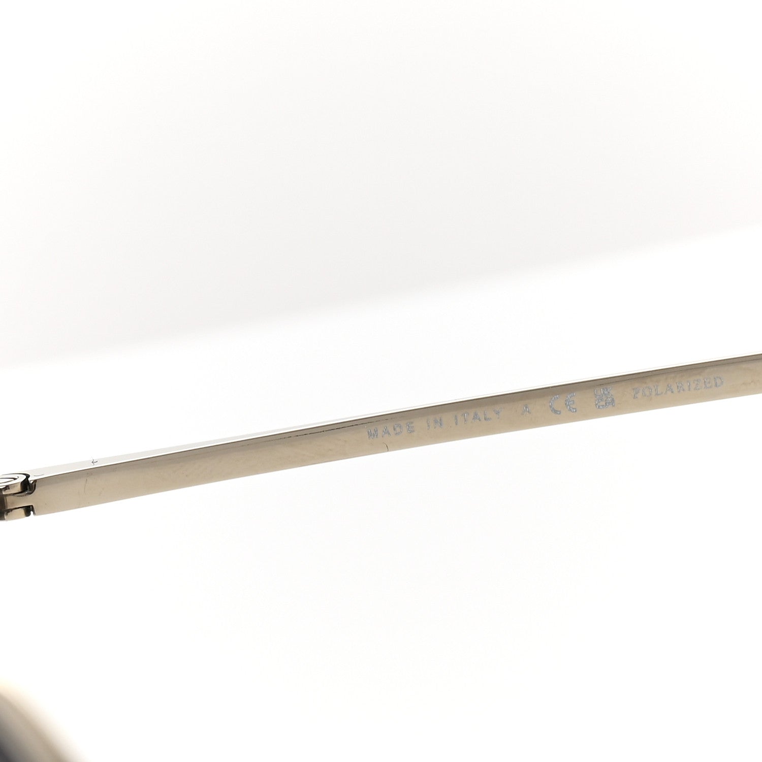 Chanel Metal Polarized CC Aviator Sunglasses 4189-T-Q Silver 6 of 8