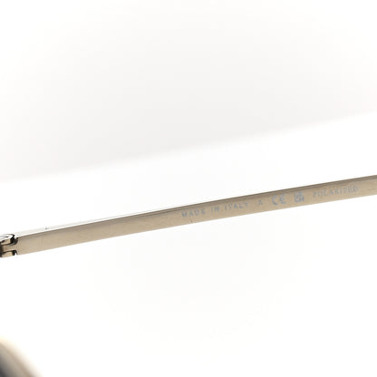 Chanel Metal Polarized CC Aviator Sunglasses 4189-T-Q Silver 6 of 8