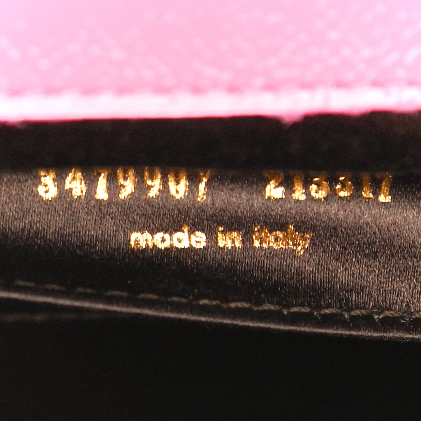 Textured Patent Monogram Large Belle De Jour Clutch Pink
