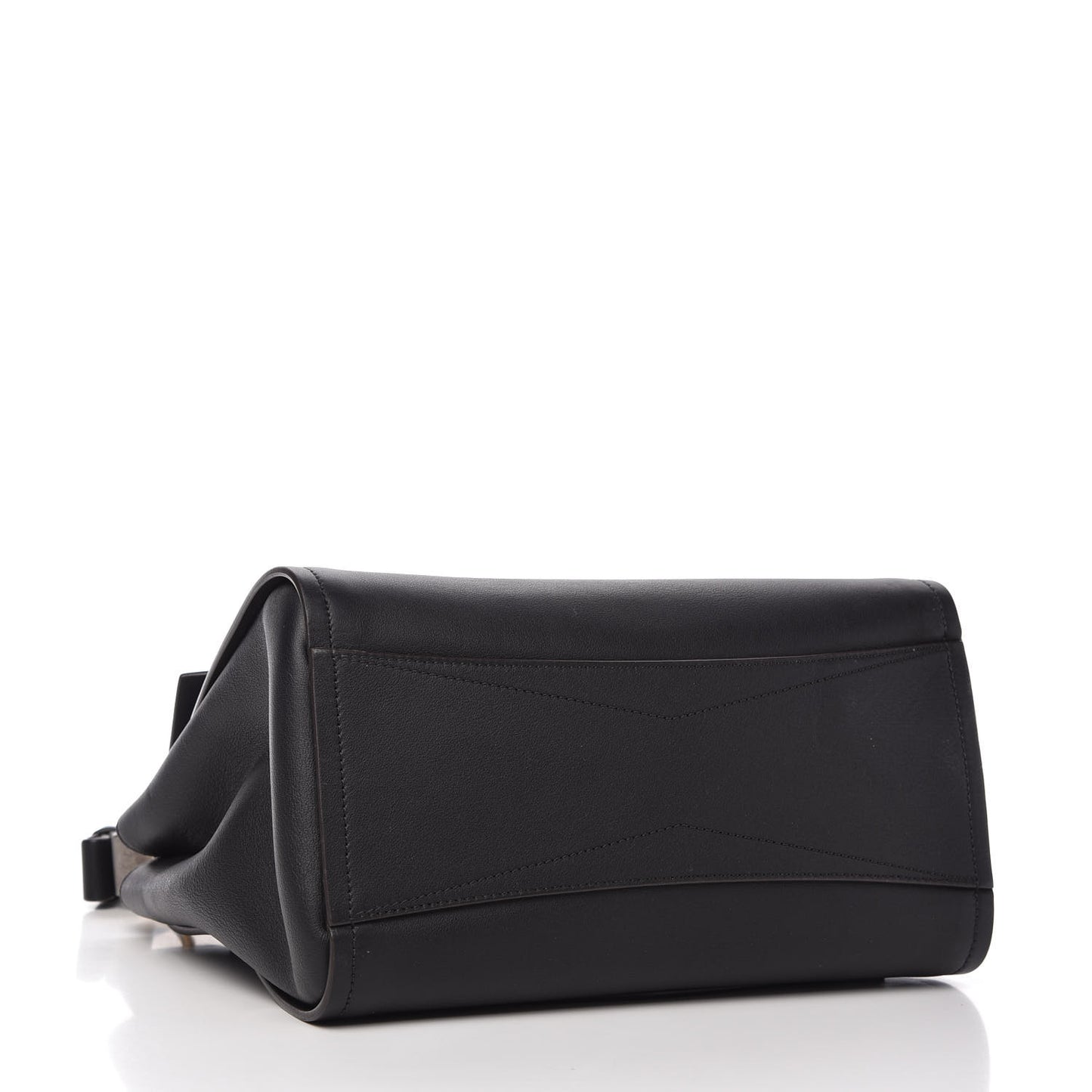Calfskin Small Mystic Shoulder Bag Black