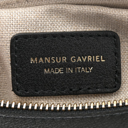 Mansur Gavriel Soft Calfskin Moon Sling Bag Black 6 of 10