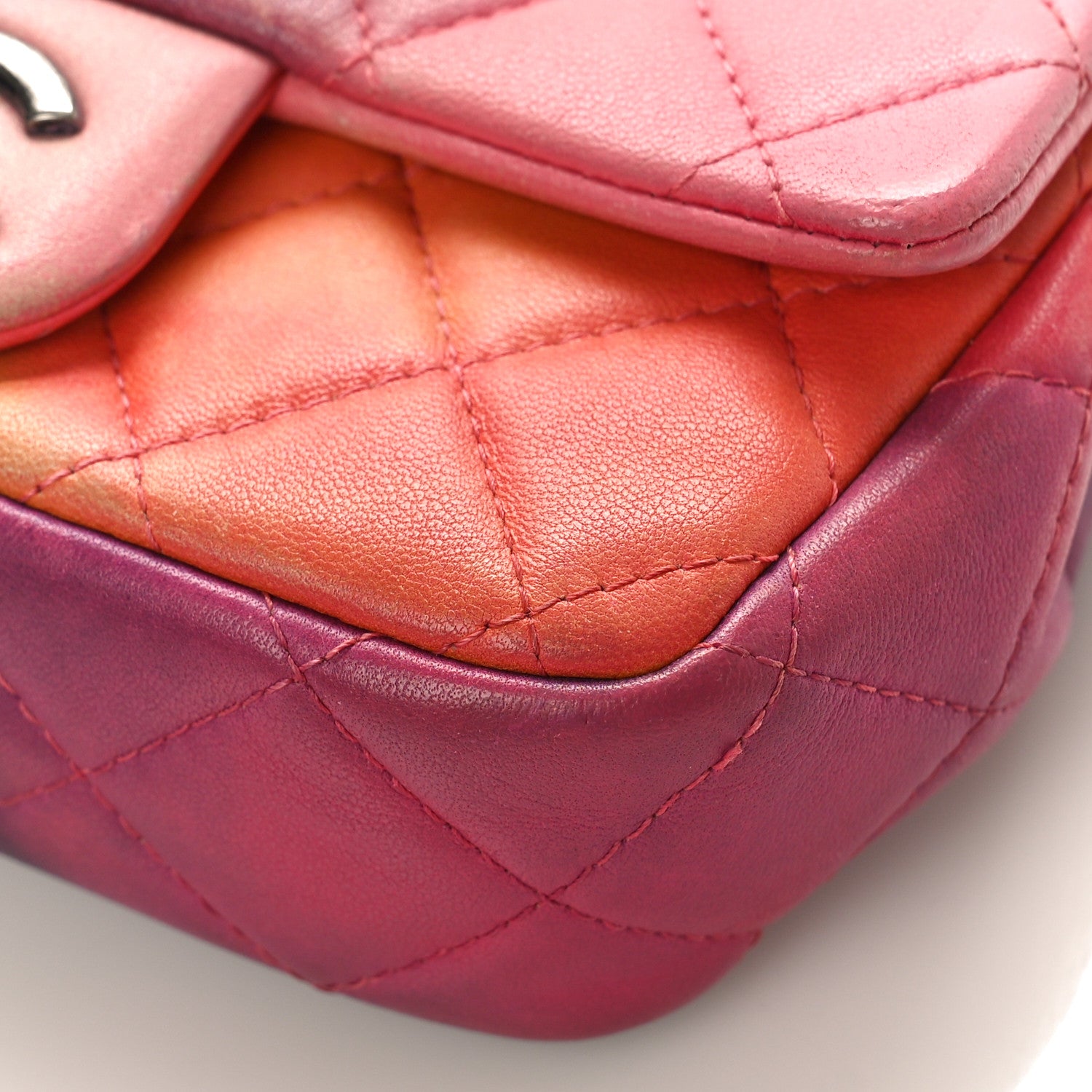 Chanel Lambskin Quilted Extra Mini Flower Power Flap Multicolor 9 of 9